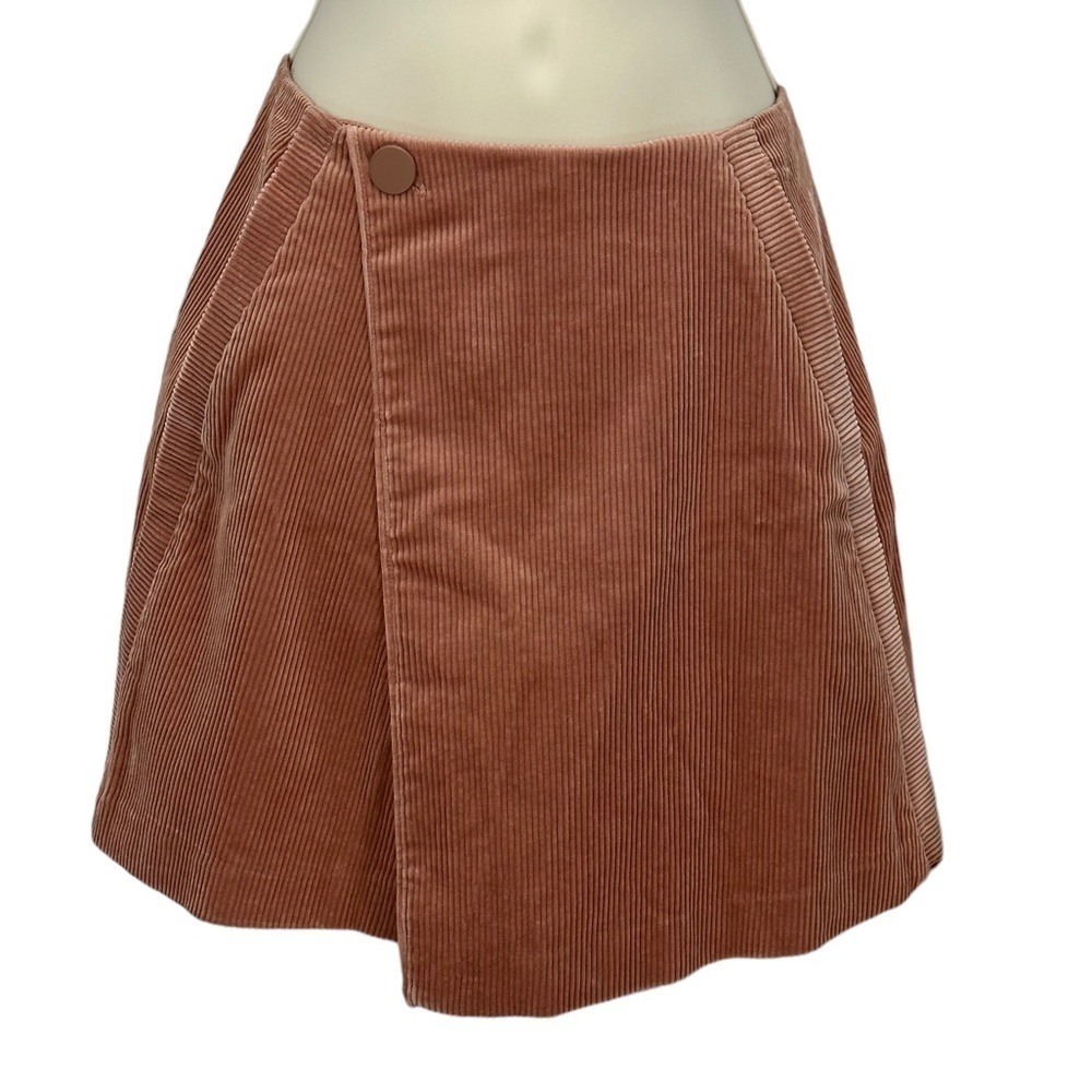 Club Monaco 100% Cotton  Corduroy Mini Skirt - Rose Pink - size 00